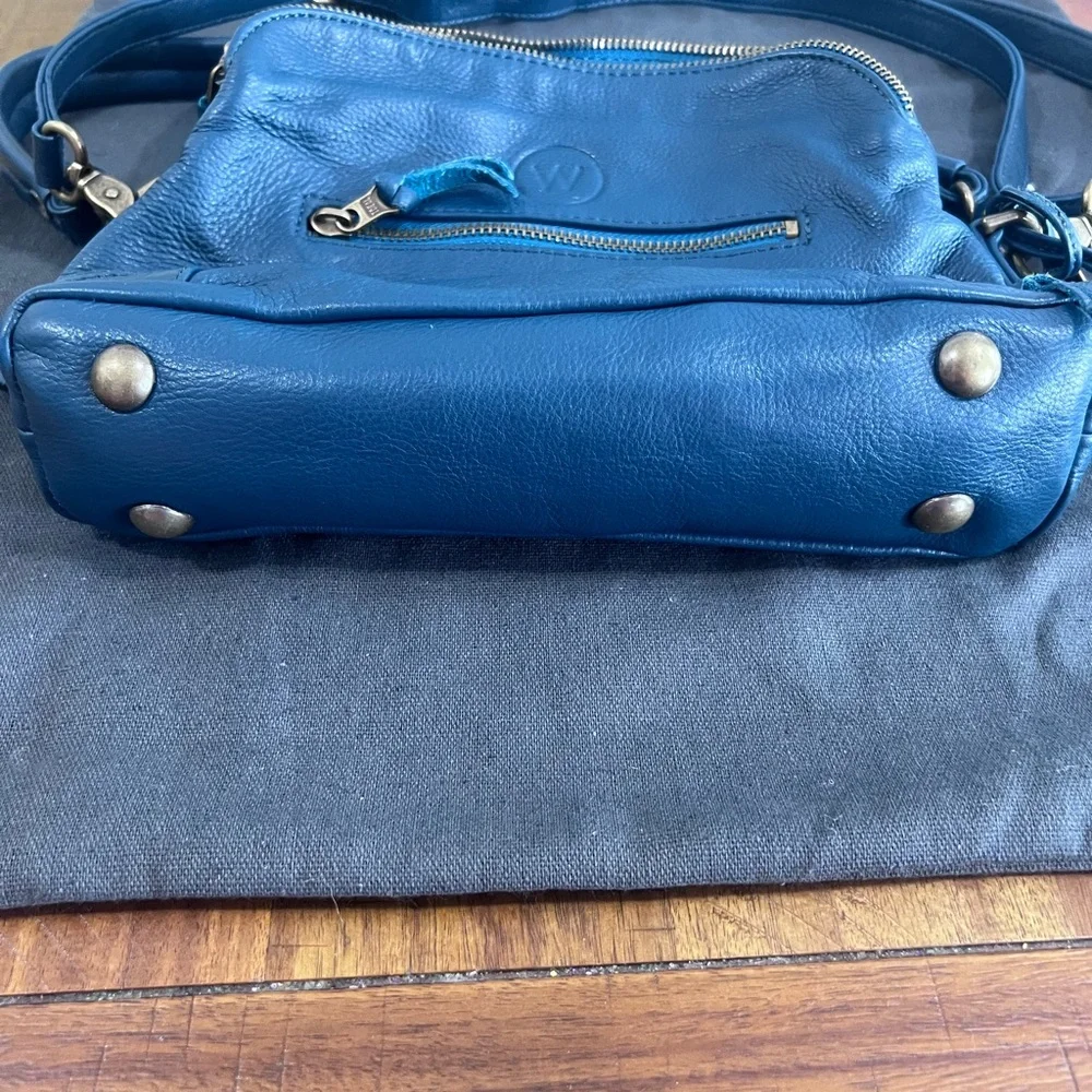 🆕Wanderer’s Travel Co. Manhattan Azzurra Crossbody Handbag - Picture 7 of 7